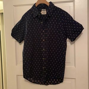 Brand new western print button down